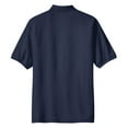 thumbnail image 6 of Mens Silk Touch Polyester/Cotton Polo with Pocket Navy Small, 6 of 6