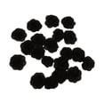 thumbnail image 1 of facefd 20 Pieces Silk Rose Flower Head Bud DIY Craft Wedding Decor Black, 1 of 5