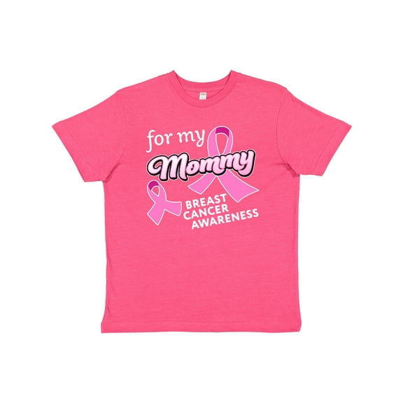 Inktastic For My Mommy Breast Cancer Awareness Youth T-Shirt