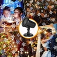 thumbnail image 6 of 2 PACK Christmas Snowflake Projector Lights, Waterproof Led Snowfall Projector Lights for Xmas Holiday Party House Garden Patio Indoor Outdoor Landscape Decoration (White Snow), 6 of 12