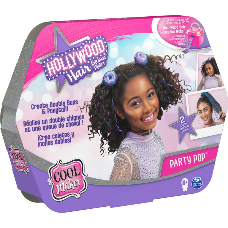 New Hollywood Hair Extension Maker Party Pop Cool Maker Refill