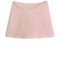 thumbnail image 3 of Women's V-Waist Slimming Mini Skirt - Stretchy Bodycon Casual Short Skirt for Clubbing Night Out or Daily Wear,Pink M, 3 of 4