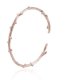 thumbnail image 5 of Pulsera rígida con diseño de ramas de árbol, elegante y sencilla, abierta. Oro rosa, 5 of 9