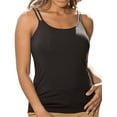 thumbnail image 2 of American Breast Care Kalena Camisole Black | ABC Camisole Bra | Black Pocketed Camisole Bra, 2 of 5