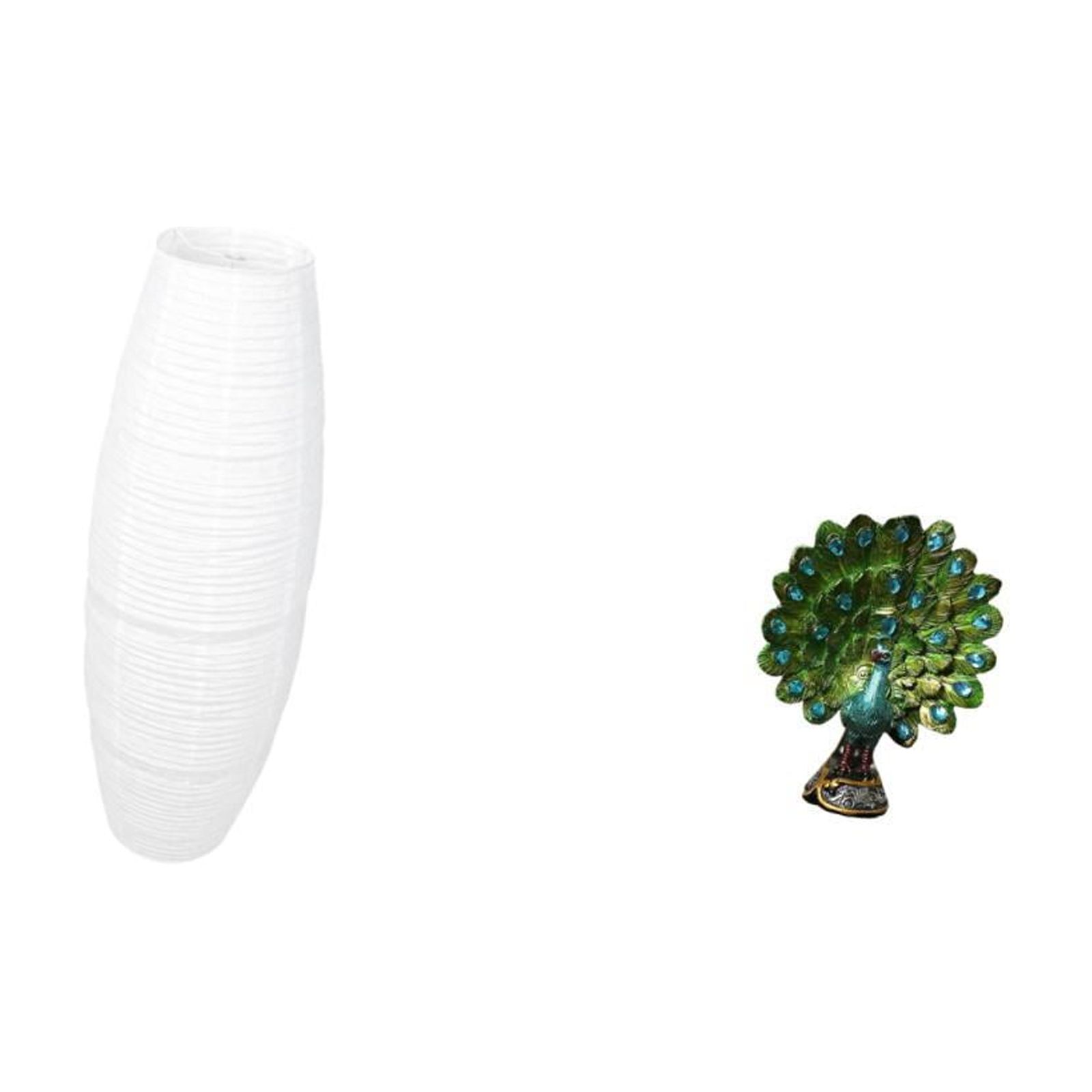 Floor Lamp Cover Rice Paper Floor Lamp Shade Decor Lamp Resin Material for Living Room Bedroom Office Decoration