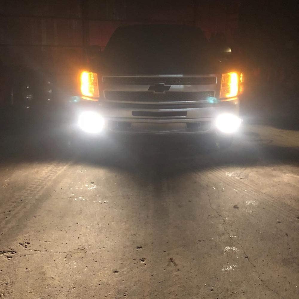 9006 LED Fog Light Bulbs for Toyota Yaris Tundra RAV4 Matrix Highlander Corolla Camry 4Runner,6000K White 3000LM,HB4 LED Fog Light DRL Bulbs fit for Cars,Trucks