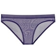 thumbnail image 2 of HVOBTTY Mens Fashion Classic Briefs, Everyday Comfortable Briefs for Men, Men's Casual Solid Color Thin Mesh Tight Fitting Breathable Seamless Briefs Purple, M, 2 of 3