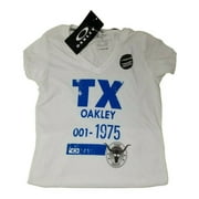Oakley Men's O TX Art V-Neck White Size S