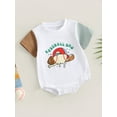 thumbnail image 3 of Coduop infant Baby Romper Tops,Summer Short Sleeve Round Neck Bodysuit Jumpsuit for Newborns, 3 of 8