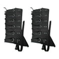 thumbnail image 3 of Medieval Lace up Buckle Shoes Cover Photo Props for Cosplay Accessories Black, 3 of 9