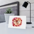 thumbnail image 6 of DistinctInk Greeting Card / Note Card - Valentine's Day Golden Retriever Puppy - PACK of 10, 6 of 7