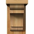 thumbnail image 2 of 6"W x 10"D x 10"H New Brighton Rough Sawn Corbel w/Backplate, Western Red Cedar, 2 of 9