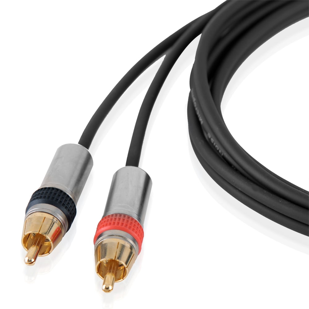 Each 6 Pyle PPRCX05 Dual Audio Link Cable XLR Female to RCA Male 5Ft Lot of