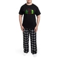 thumbnail image 5 of CafePress - ALL IS CALM Pajamas - Men's Dark Loose Fit Cotton Pajama Set, 5 of 7