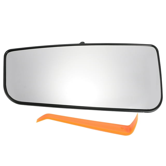 Reemplazo de vidrio del espejo de remolque de 1 set único para Ford F150 2015-2022 lado del conductor inferior izquierdo con placa de respaldo No.FL3Z17K707V vidrio real plástico