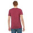 thumbnail image 2 of Bella Canvas Mens CVC Jersey Tee, M, Heather Raspberry, 2 of 3