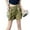 Green, variant on NAFUU Girls Soft Shorts Girls Cargo Shorts Casual High Waist Summer Uniform Shorts With Pockets Lightweight Hiking Shorts 3-4 Years
