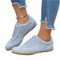 thumbnail image 2 of Women's Retro Casual Fashion Sneakers Classic Anti-Slip Neutral Walking Shoes Stylish Trainers Tennis Trendy Footwear, 41, 2 of 5