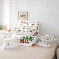 thumbnail image 6 of Manfei Xmas Elegant Farm Animal Cow 7 Pieces Full Size Bedding Sets,Retro Pine Cone Full Size Bed in a Bag,Xmas Reversible, 6 of 7