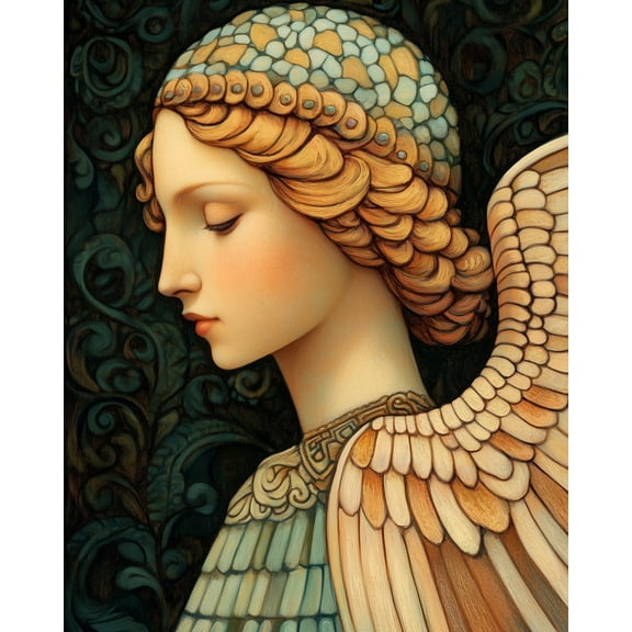 Paint by Numbers for Adults Kids Beginner Gentle Angel DIY Acrylic Painting by Numbers Kits with Brushes Acrylic Pigment Home Decoration Gifts 16 x 20 inch