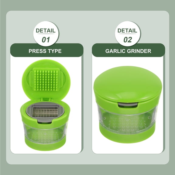 Hytrove Garlic Press Chopper Slicer 1Pcs for Easy Garlic Grinding and Crushing in Cooking Plastic