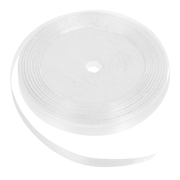 Vosarea White Polyester Ribbon for Present Wrapping and DIY Craft Decorations