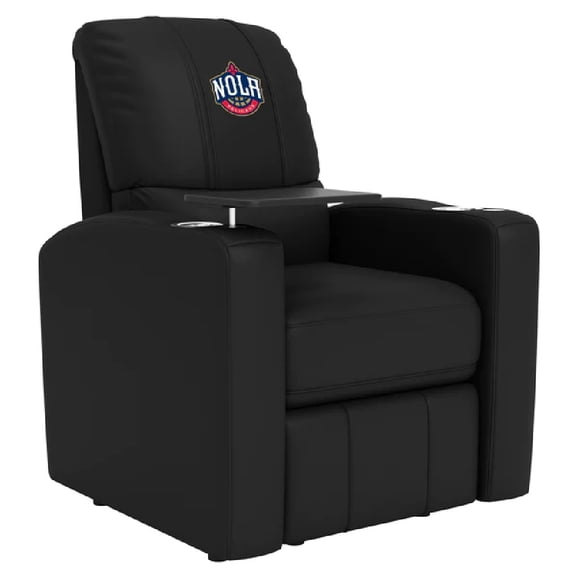 DreamSeat Stealth Power Plus Recliner with New Orleans Pelicans Nola in Black