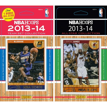 C&I Collectables NBA Phoenix Suns Licensed 2013-14 Hoops Team Set Plus 2013-24 Hoops All-Star