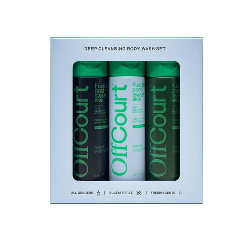 Deep Cleansing Body Wash 3.4 OZ Trio Box