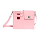 thumbnail image 1 of Bolsa de almacenamiento tipo bandolera para tazas de agua para mujer, bolso de mano para acampar, ir de compras y hacer senderismo Rosa, 1 of 8