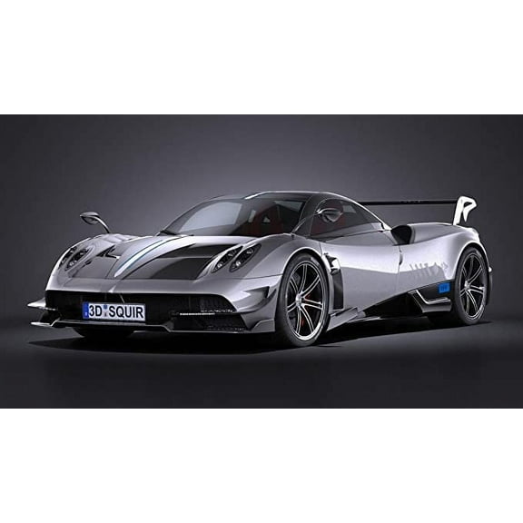 Iconic Arts Laminated 22x12 Poster: Pagani Huayra BC 2016 - Squir