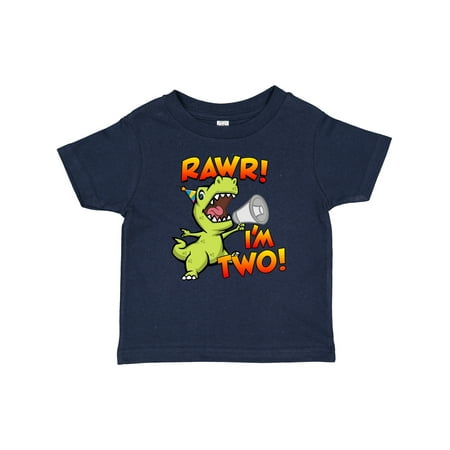 

Inktastic Rawr I m Two Dinosaur Gift Baby Boy or Baby Girl T-Shirt