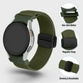 thumbnail image 4 of BRADCET 20mm Bands For Samsung Galaxy Watch 6 5 4 Band 40mm 44mm / Watch 5 Pro 45mm/ Galaxy Watch 6 4 Classic 43mm 47mm 42mm 46mm Stretchy Braided Nylon Straps Replacement Wristbands for Women Men, 4 of 16