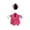 Hot Pink, variant on Class of 2026 Graduation Gown and Cap Outfit for 23 Inches Large Porch Goose Seasonal Lawn Statue Decorative Clothing Set Graduation Party Decor