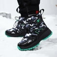 thumbnail image 2 of REDARER Winter Boots for Kids, Thickened Plush Lined Snow Boots with Secure Closure, Solid Color Non-Slip Outdoor Shoes,Size:11-11.5 Years, 2 of 9