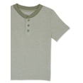 thumbnail image 2 of Garanimals Toddler Boy Short Sleeve Henley T-Shirt, Sizes 18M - 5T, 2 of 4