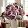 thumbnail image 6 of yulier 2 Packs Peonies Artificial Flowers, Artificial Peonies Bouquets, Silk Peonies Flowers Faux Flowers for Vase Home Office Table Centerpieces Wedding Party Decor, 6 of 8