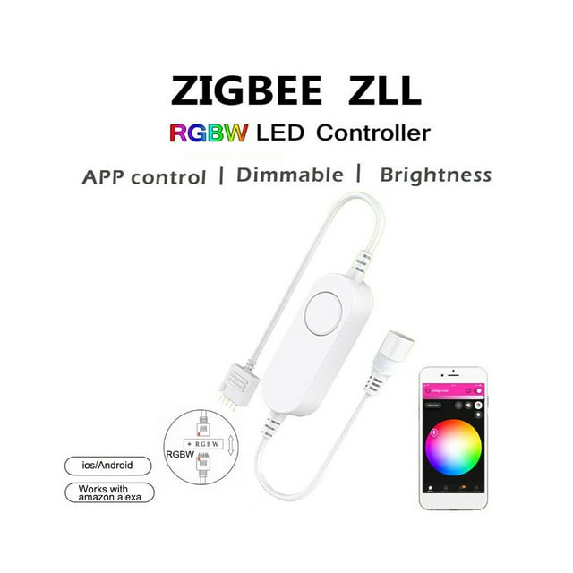 serony RGB LED Light Strip Controller Mobile Phone Remote Bedroom Wall Bar Movie Lamp Dimmer Switch Lighting Accessories RGBW 5 Holes