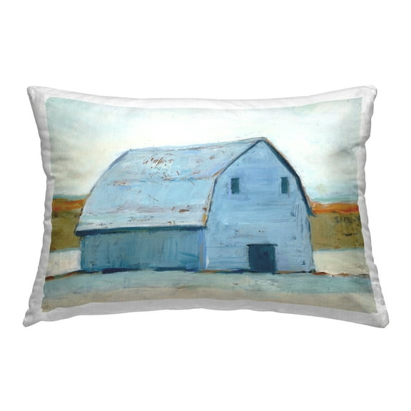 Stupell Industries Rustic White Barn Decorative Printed Throw Pillow Design by Ethan Harper