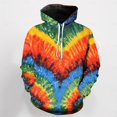 thumbnail image 3 of Nueva sudadera con capucha cómoda de moda con estampado tie-dye vintage de los años 1980 y 1970 para hombres, adultos, maquillaje, fiesta, impresión 3D, informal, para uso diario, 3 of 5