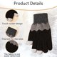 thumbnail image 3 of Guantes mágicos de lana con pantalla táctil de invierno para mujer, forro polar de punto cálido, para clima frío, 3 of 5