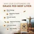 thumbnail image 6 of Ancestral Supplements Beef Liver, Grass-Fed, Natural Iron, Vitamin A, B12 for Energy, 180 Capsules, 6 of 7
