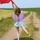 thumbnail image 4 of Lovely Girls Butterfly Wing Prop Kids Cosplay Angel Elf Apparel Child Fancy Dress Up Fairy Wing para fiesta Stage Performance Festival , estilo A Hugo Ala de vestuario, 4 of 8