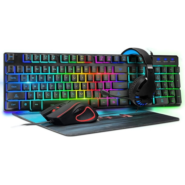 Gaming keyboard and mouse compatible hot sale with ps4