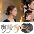 thumbnail image 2 of 3PC Big Spider Shape Hair Grab Clips, Large Non Metal Hair Barrette Clamp Clips for Women, Halloween Fun Accessories, Spider Alloy Hair Claw Clip,2.4x4.5x1.8 Inch, 2 of 7