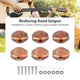 thumbnail image 4 of 6Pcs Guitar Tuning Peg , Plastic Tuner Key Cover Machine Head Knob  Pretty Design Broad Utility For Folk Electric Guitars, 4 of 8