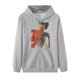 thumbnail image 4 of Sudaderas con capucha con estampado de características de patrón de temperatura somatosensorial de Halloween de otoño/invierno para mujer Pompotops FGAJ22379, 4 of 5