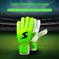 thumbnail image 1 of Guantes de portero de fútbol Guantes de portero de protección de manos con dedos completos (Verde 8#), 1 of 8