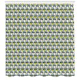 thumbnail image 3 of Ambesonne Tropical Shower Curtain, Botanical and Geometrical, 69"Wx75"L, Multicolor, 3 of 3