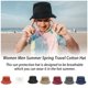 thumbnail image 3 of Sonducket Sombrero de protección solar de playa de verano Sombreros al aire libre Accesorio de gorra plegable Sombreros Caqui Sonducket AP011262-01, 3 of 6